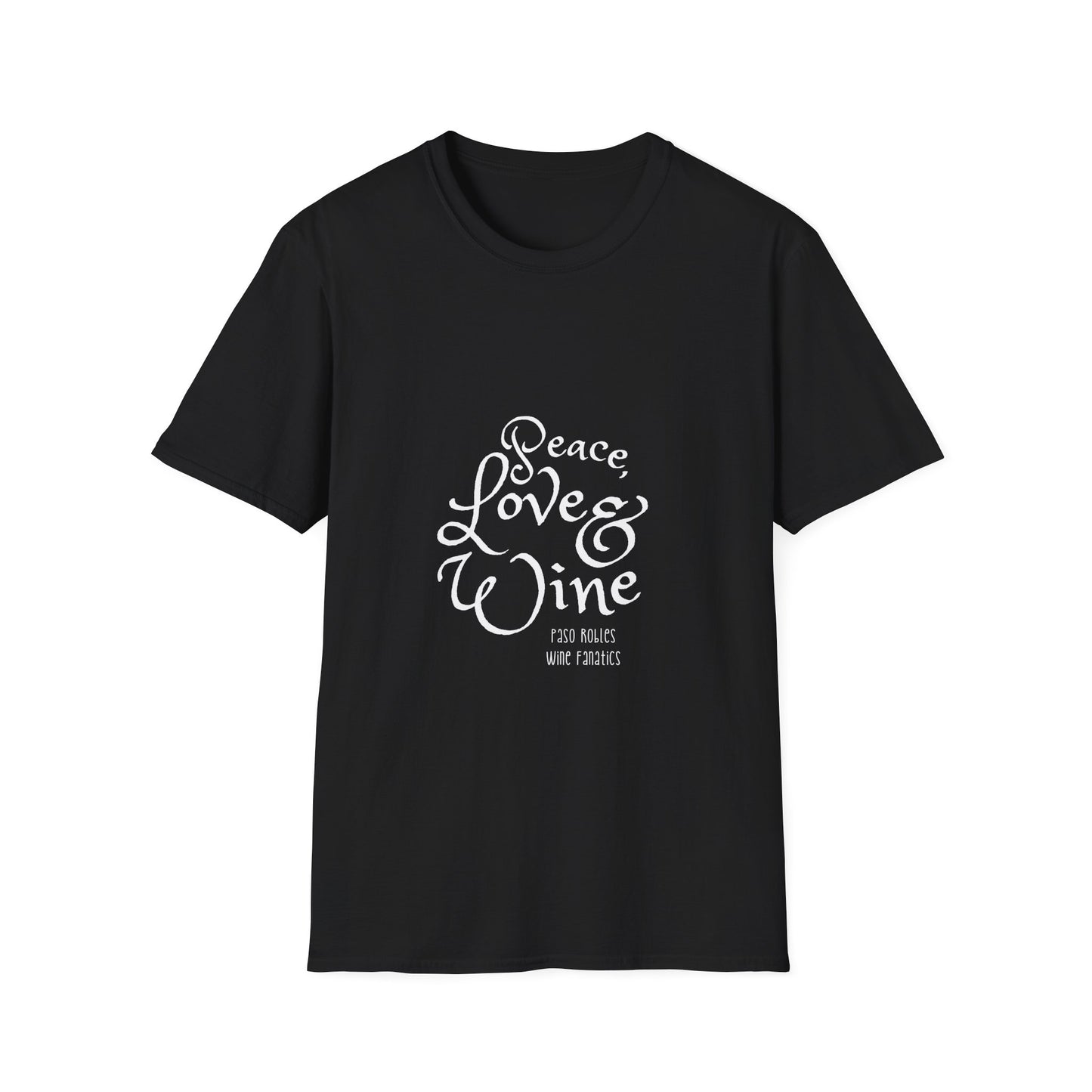 Peace, Love & Wine Unisex Softstyle T-Shirt