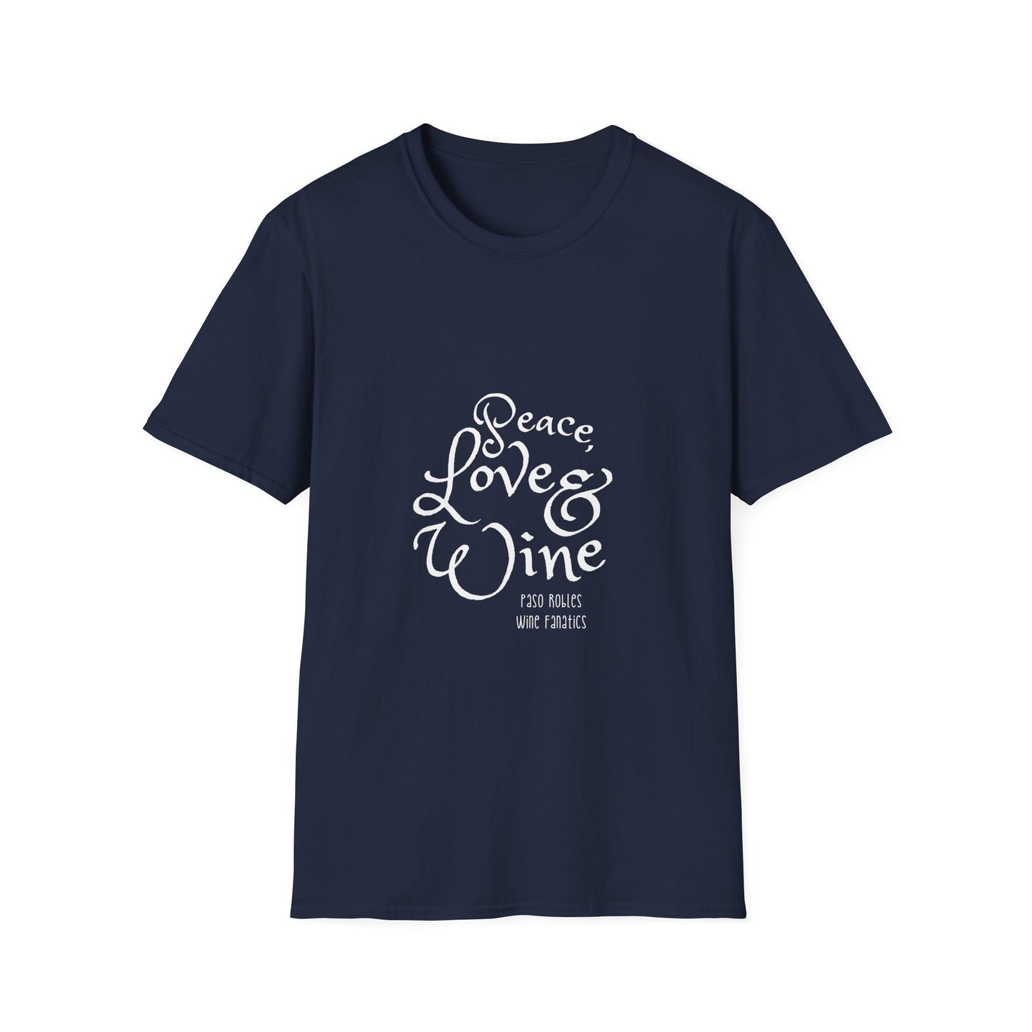 Peace, Love & Wine Unisex Softstyle T-Shirt