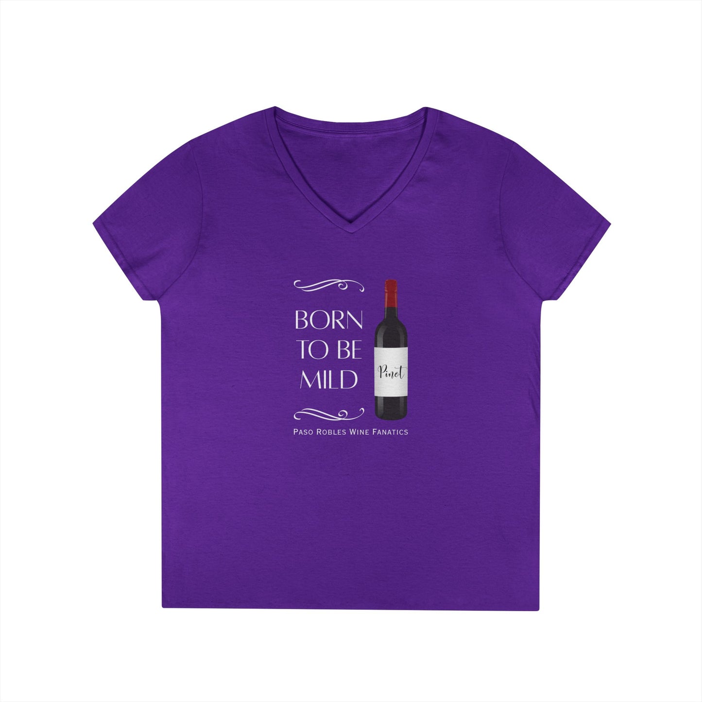 Born To Be Mild Ladies V-Neck Tee