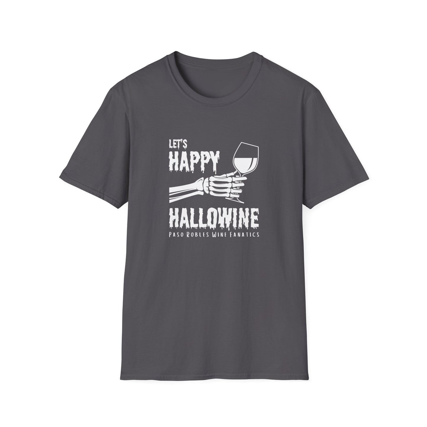 Let's Happy Hallowine Unisex Softstyle T-Shirt