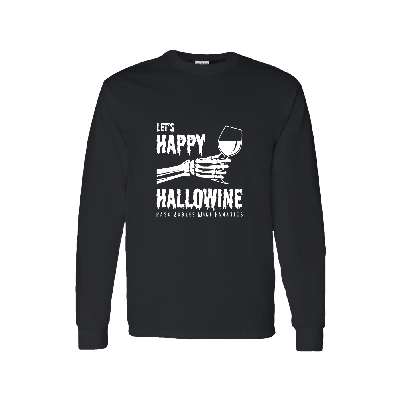Let's Happy Hallowine Long Sleeve T-Shirt