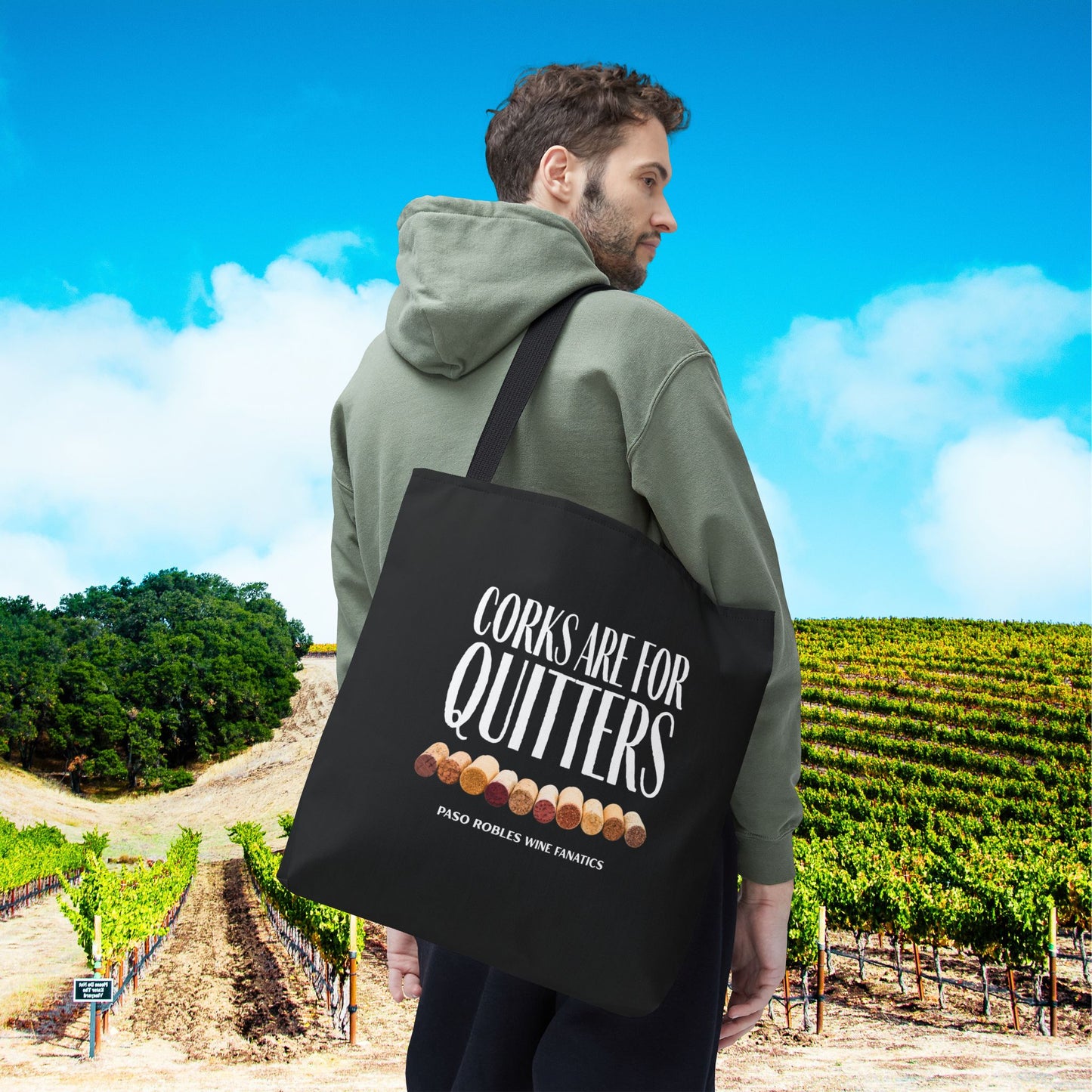 Corks Are For Quitters Tote Bag