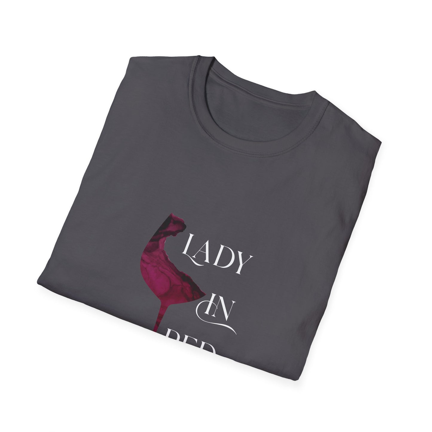Lady In Red Unisex Softstyle T-Shirt
