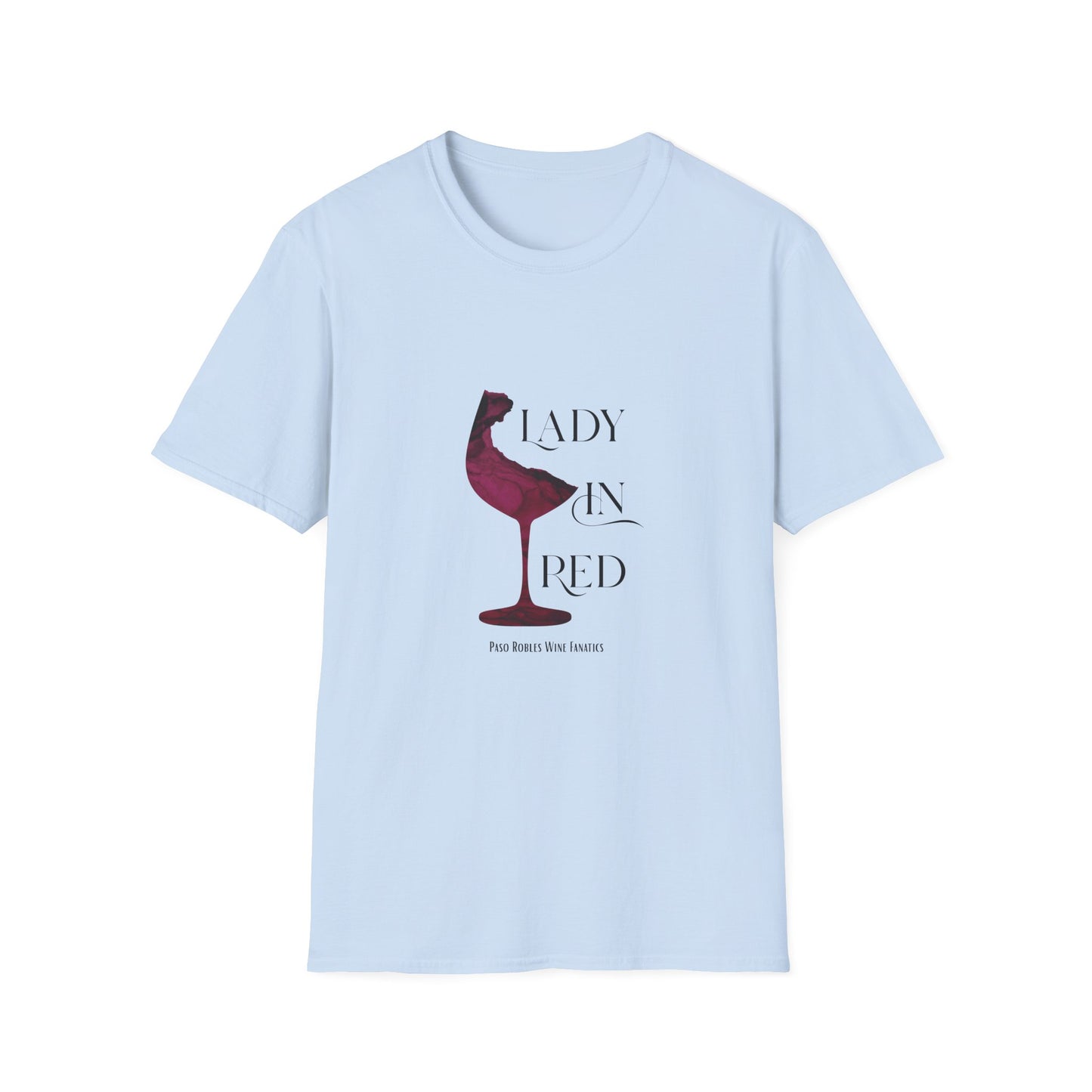 Lady In Red Unisex Softstyle T-Shirt