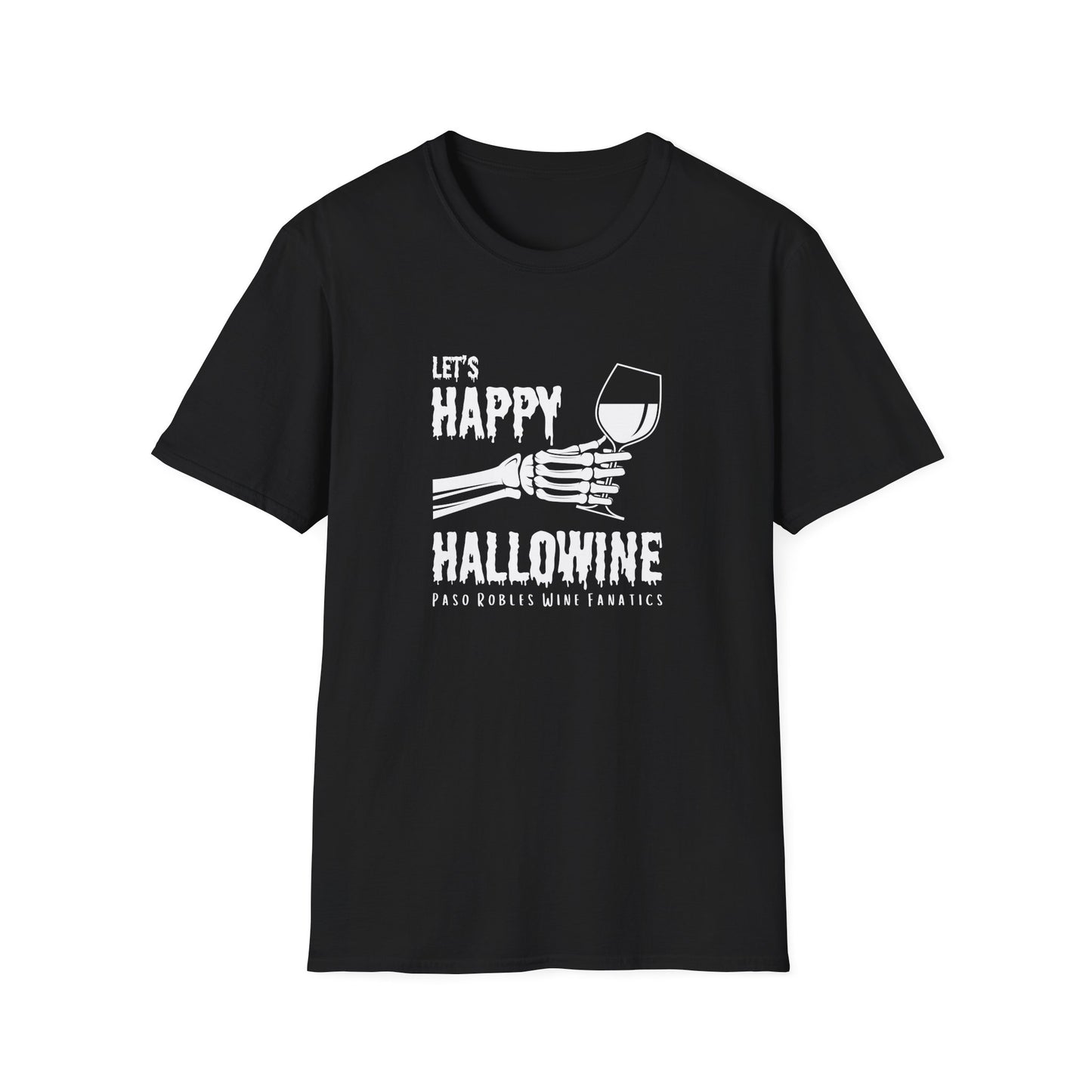 Let's Happy Hallowine Unisex Softstyle T-Shirt