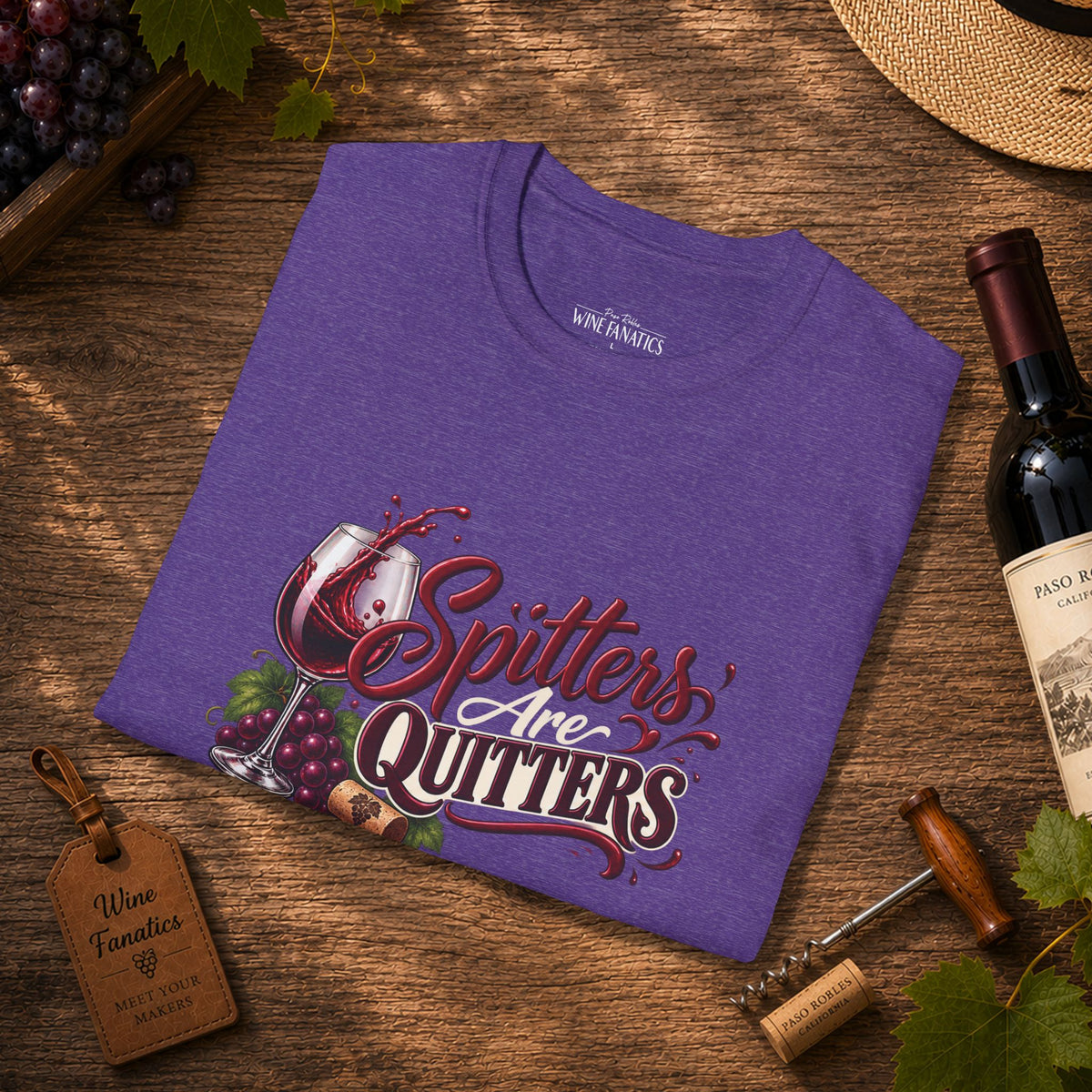 Spitters Are Quitters Crewneck T-Shirt