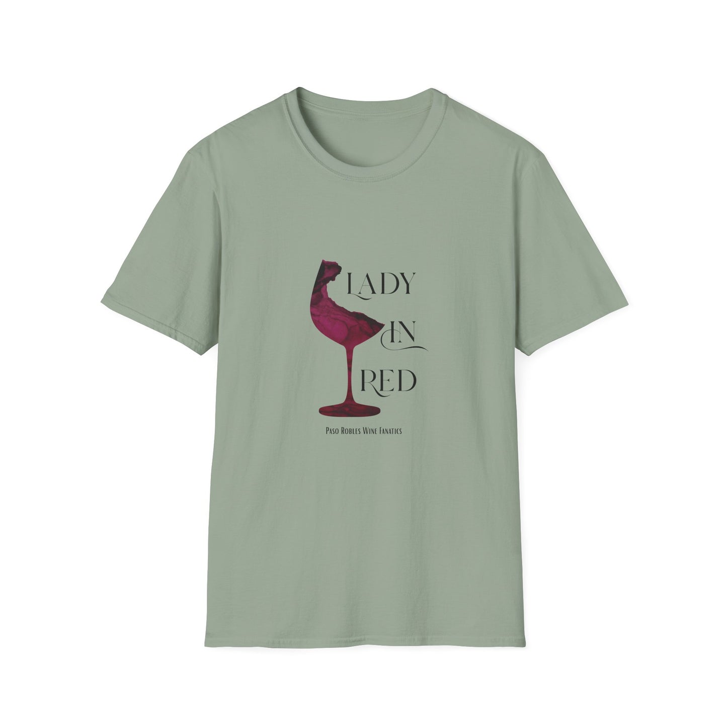 Lady In Red Unisex Softstyle T-Shirt