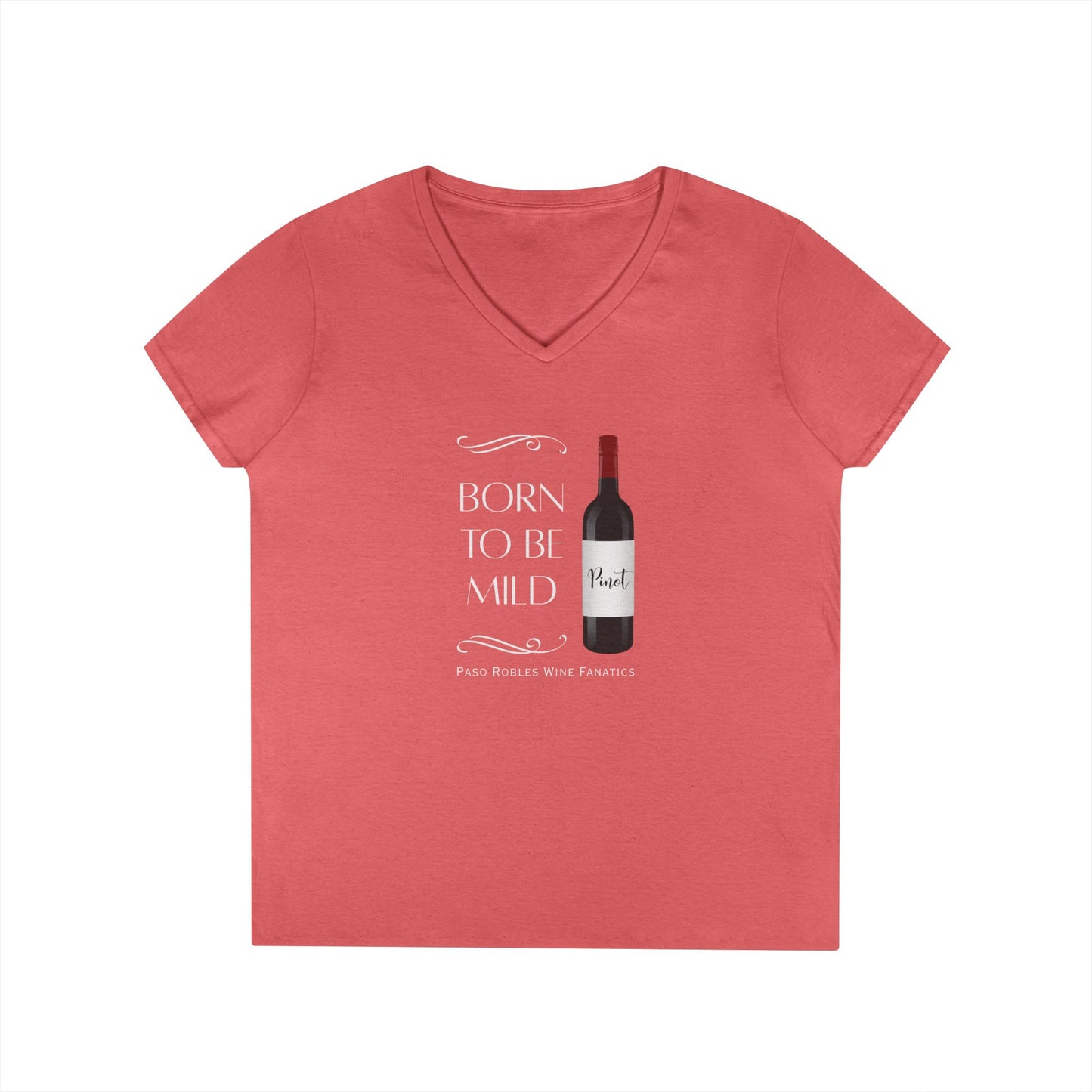 Born To Be Mild Ladies V-Neck Tee