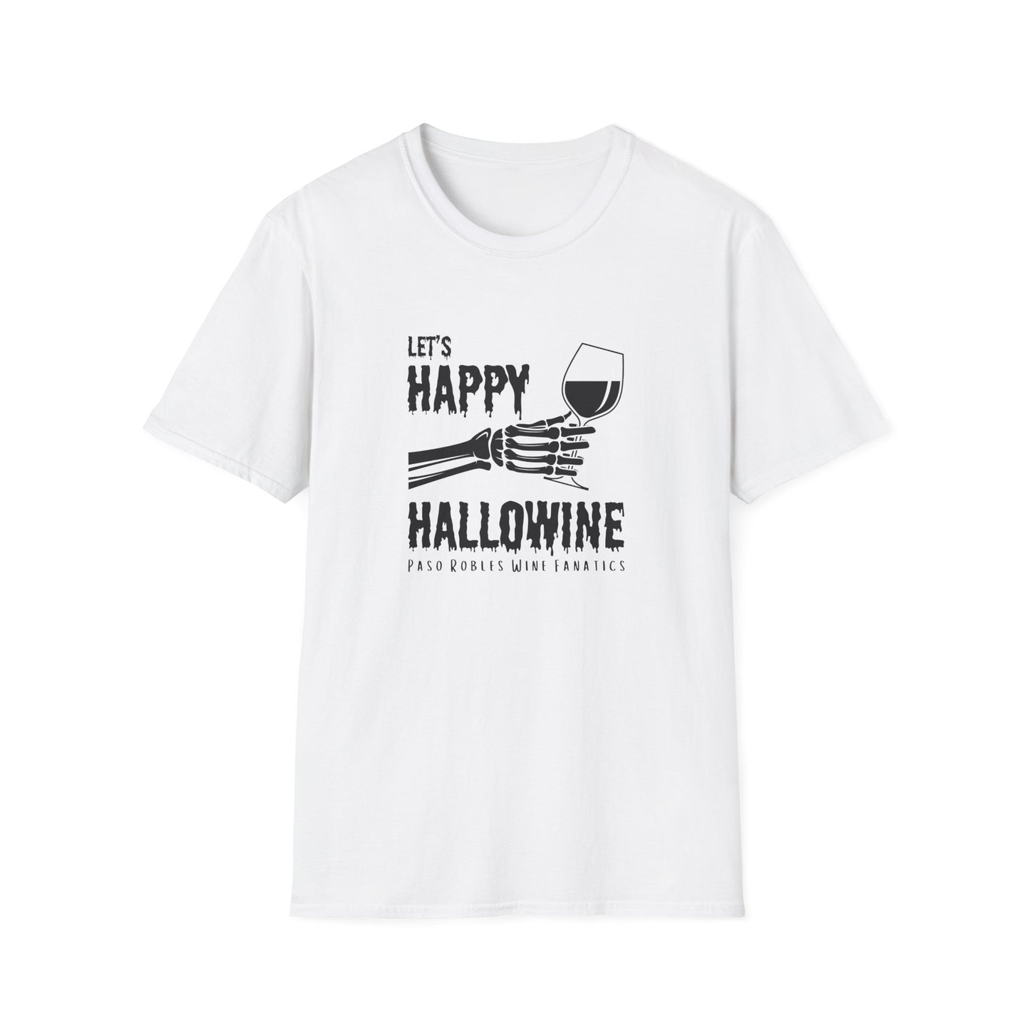 Let's Happy Hallowine Unisex Softstyle T-Shirt