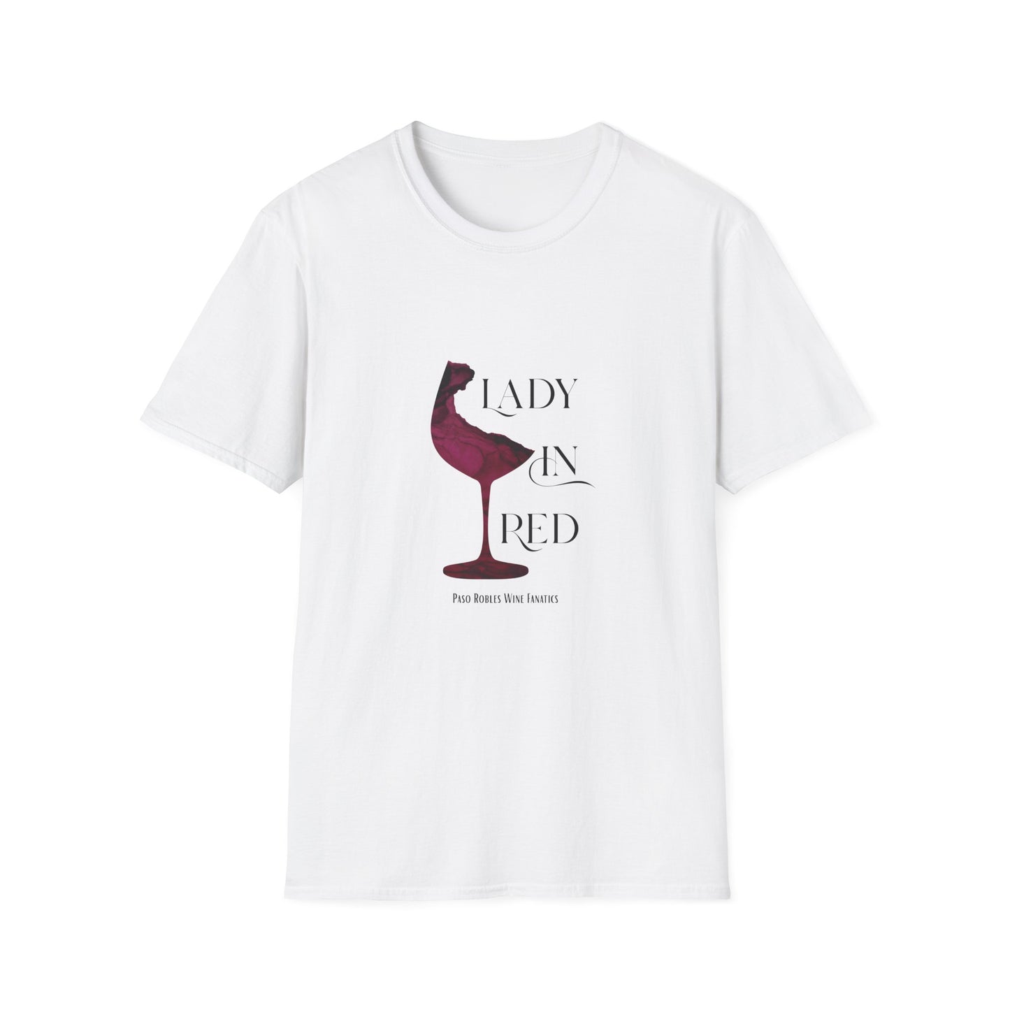 Lady In Red Unisex Softstyle T-Shirt