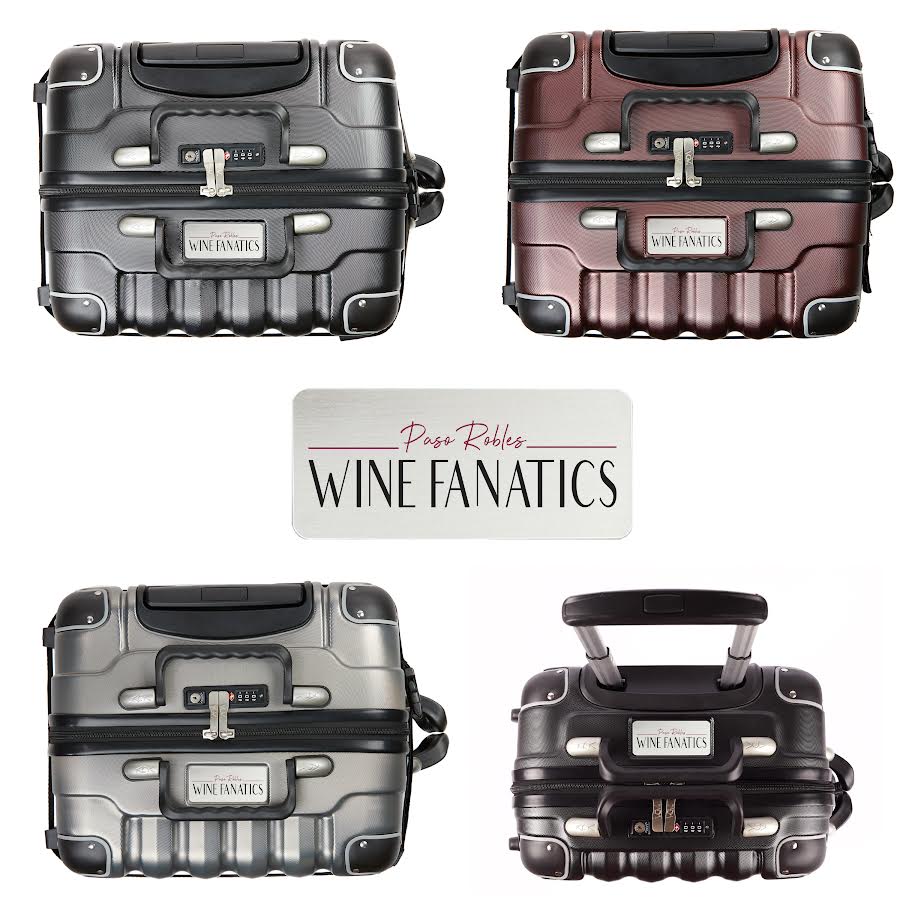 VinGardeValise Luggage - Piccolo 5 Bottle Suitcase (with or without Paso Robles Wine Fanatics logo)
