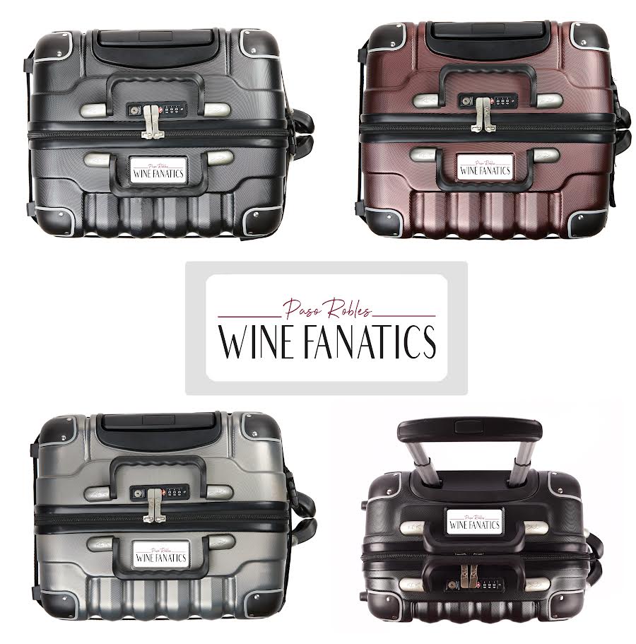 VinGardeValise Luggage - Petite 8 Bottle Suitcase (with or without Paso Robles Wine Fanatics logo)
