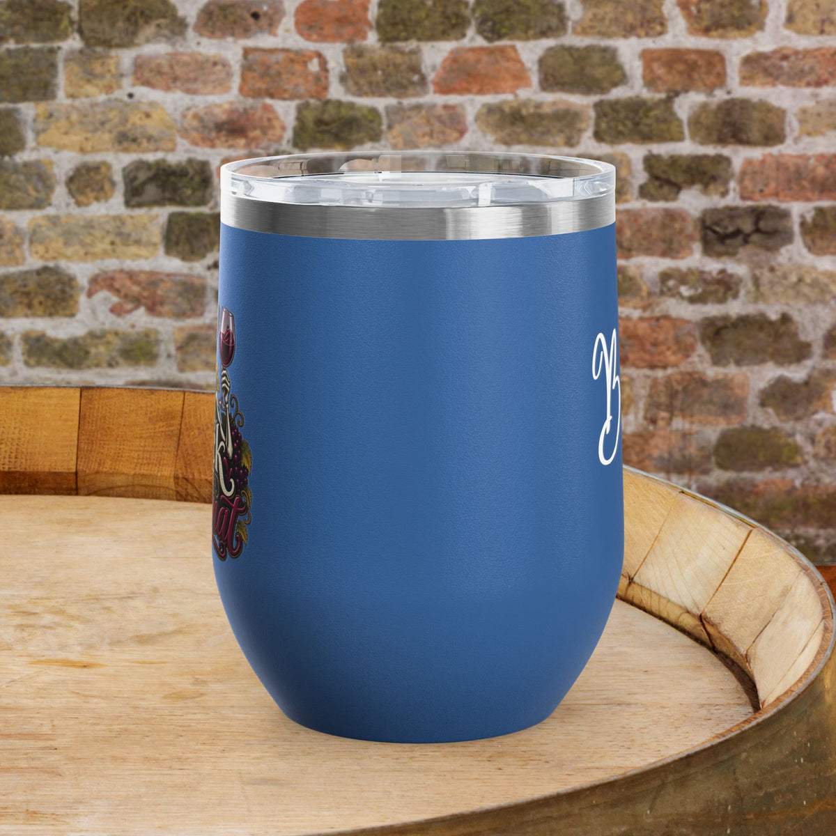 Trick Or Tannat 12oz Personalized Wine Tumbler