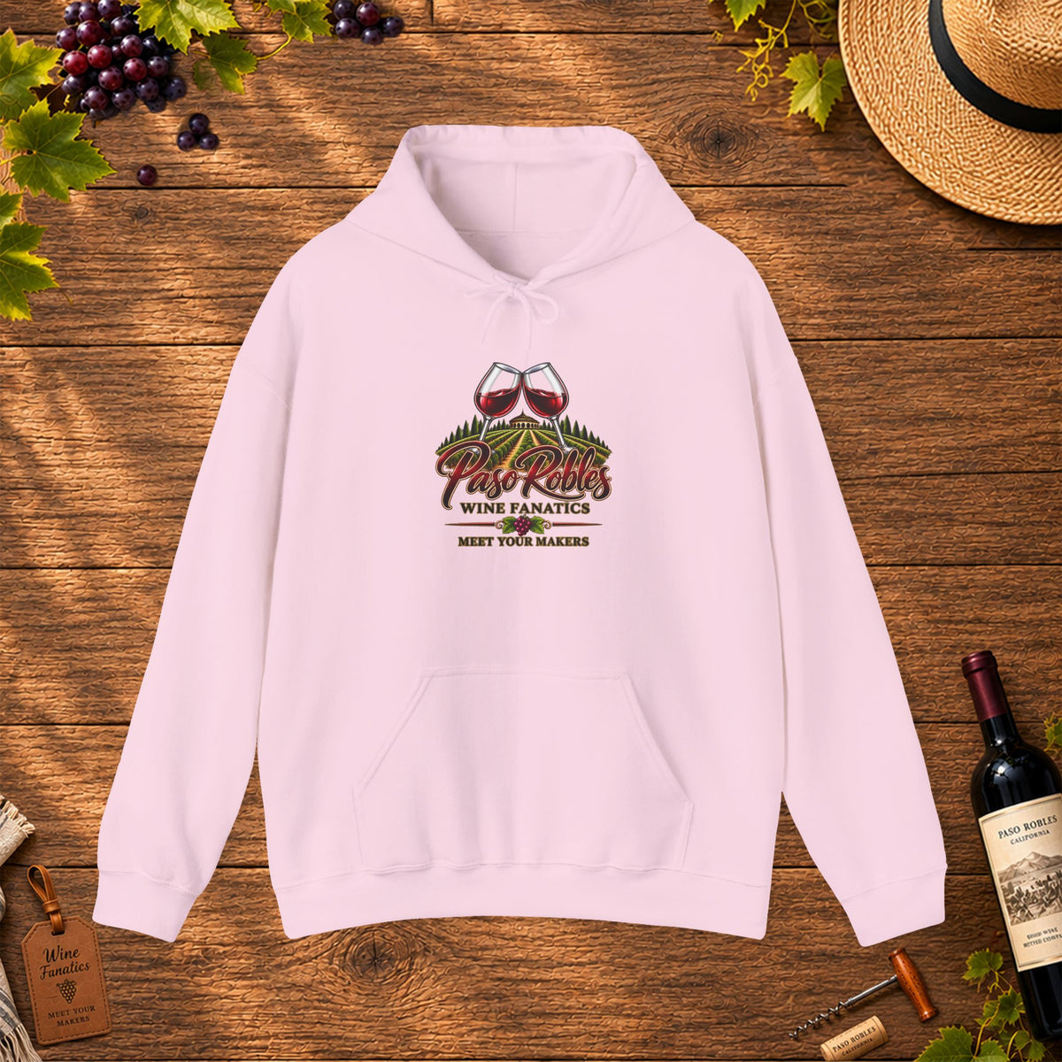 A Toast To Paso Robles Wine Fanatics Hoodie