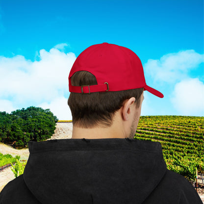 Paso Robles Wine Fanatics Toast Embroidered White Banner Cap