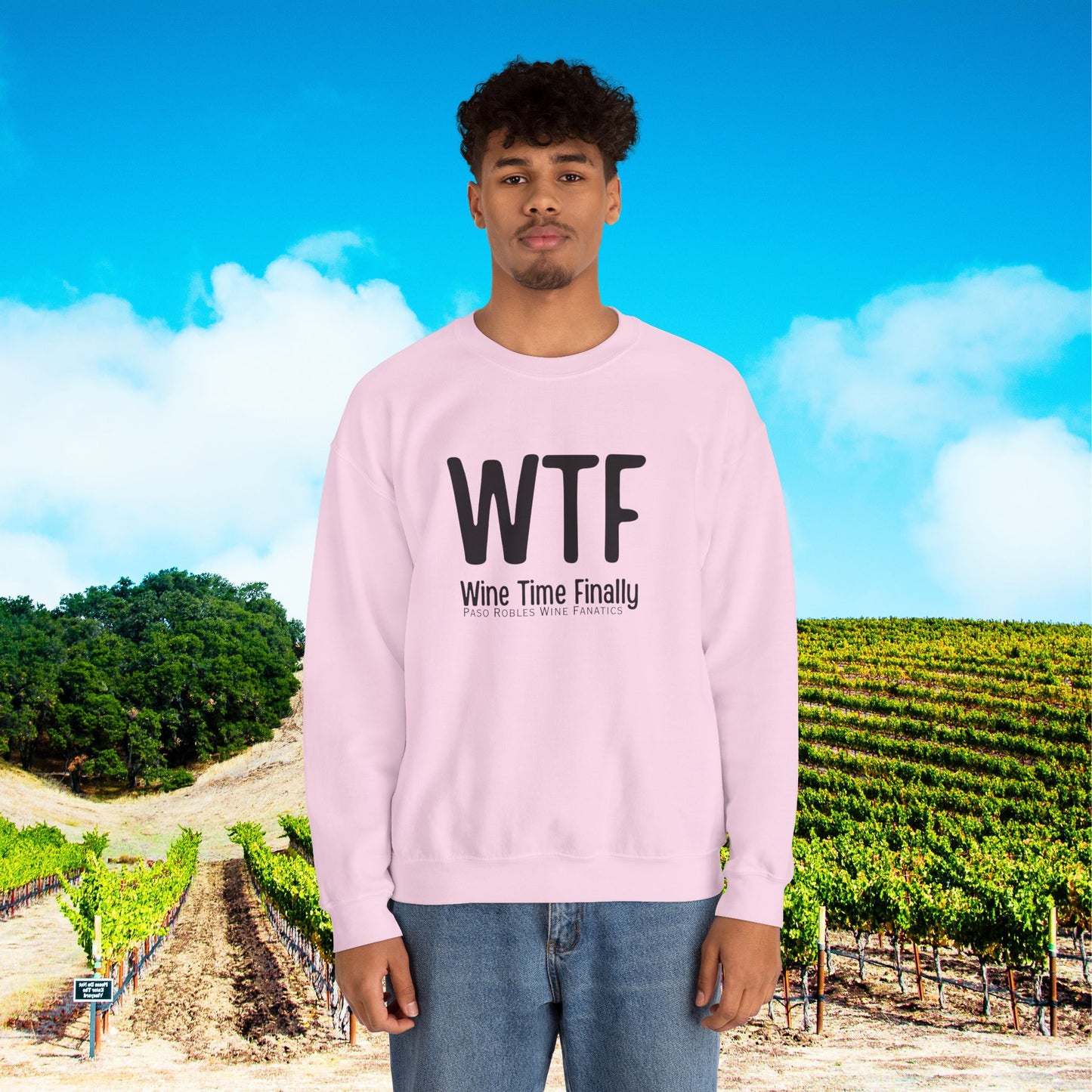WTF Wine Tasting Finally Sweatshirt