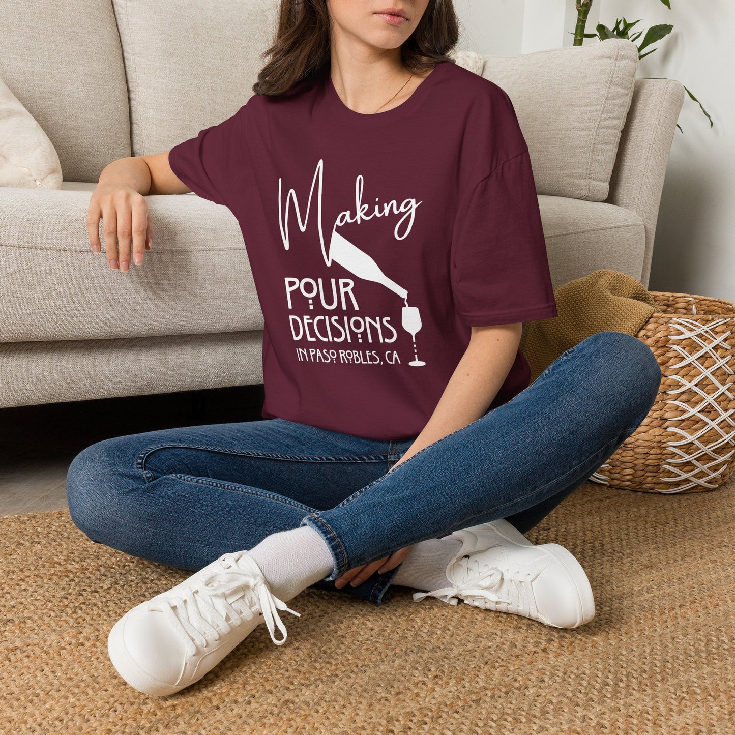 Paso Robles - Making Pour Decisions Crewneck Tee