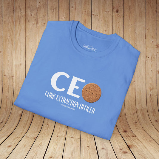 CEO Cork Extraction Officer Unisex Softstyle T-Shirt