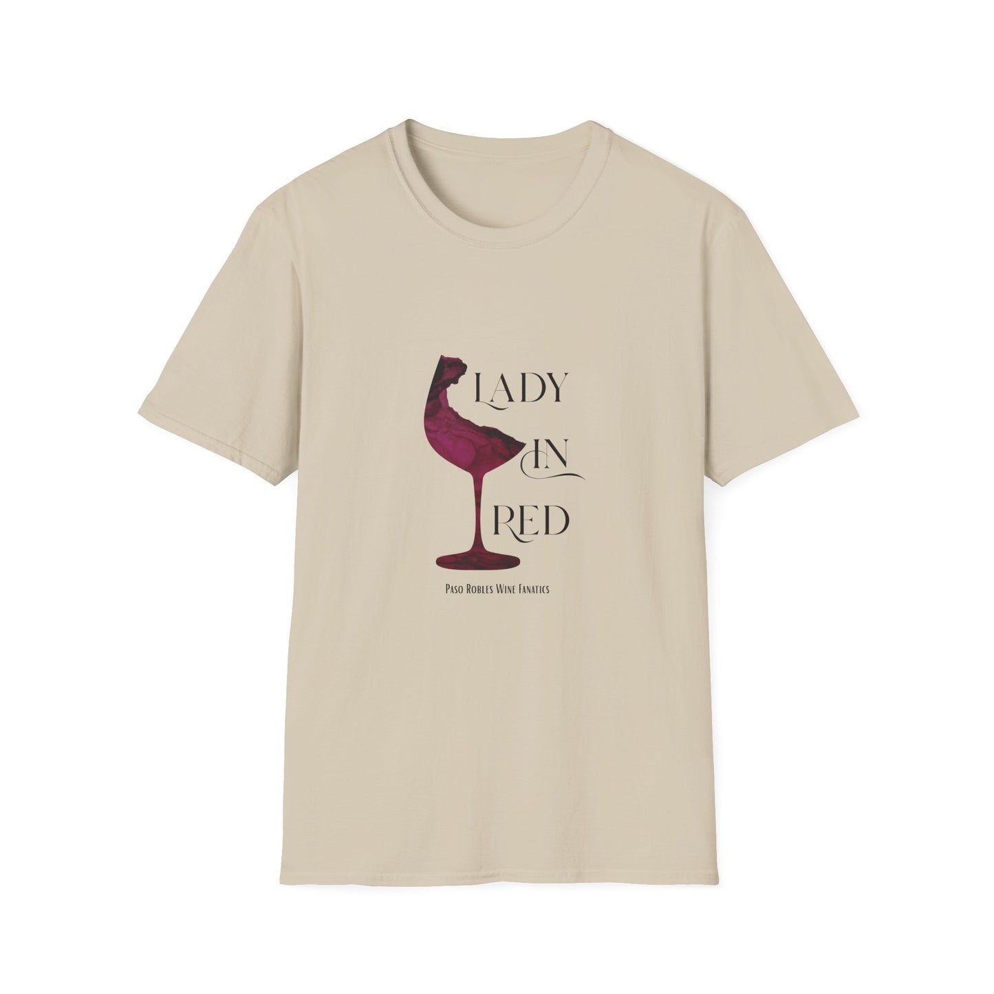 Lady In Red Unisex Softstyle T-Shirt