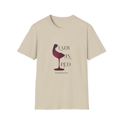 Lady In Red Unisex Softstyle T-Shirt