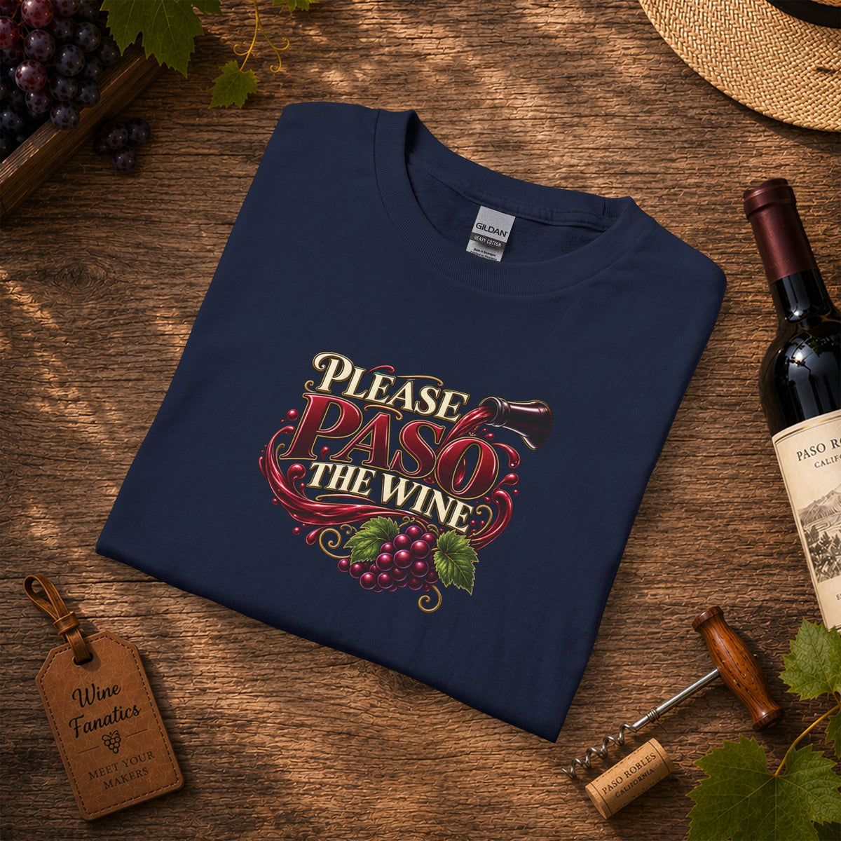 Please Paso The Wine Long Sleeve T-Shirt