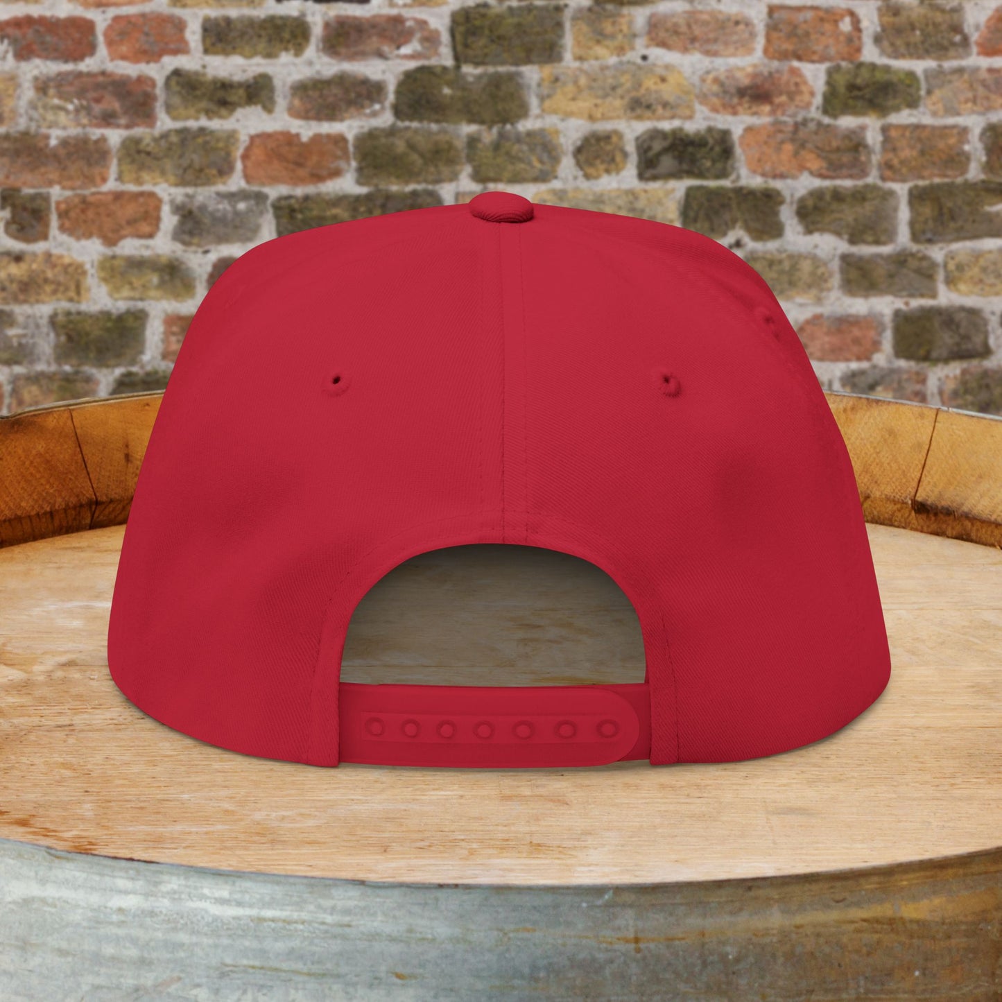 Paso Robles Wine Fanatics Embroidered Logo Flat Bill Cap