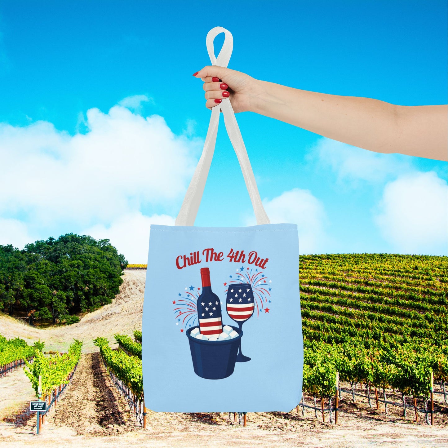 Chill The 4th Out Tote Bag