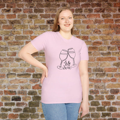 Rise & Wine Crewneck Tee