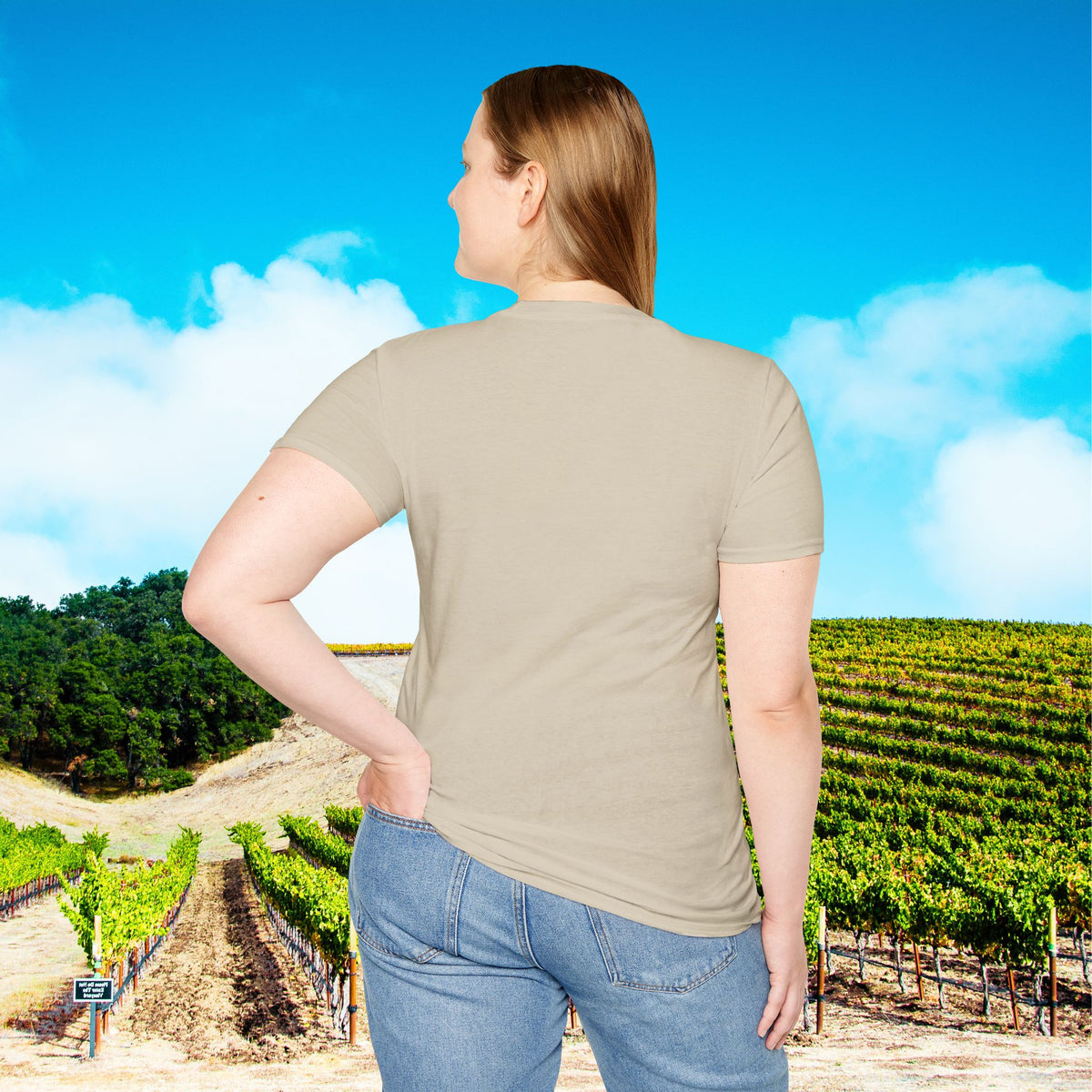 This Is My Wine Tasting Shirt (stain) Crewneck T-Shirt