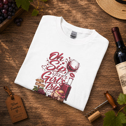 Oh Sip, It's A Girl's Trip Long Sleeve T-Shirt