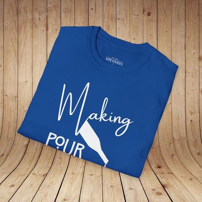 Napa Valley - Making Pour Decisions Unisex Softstyle Tee