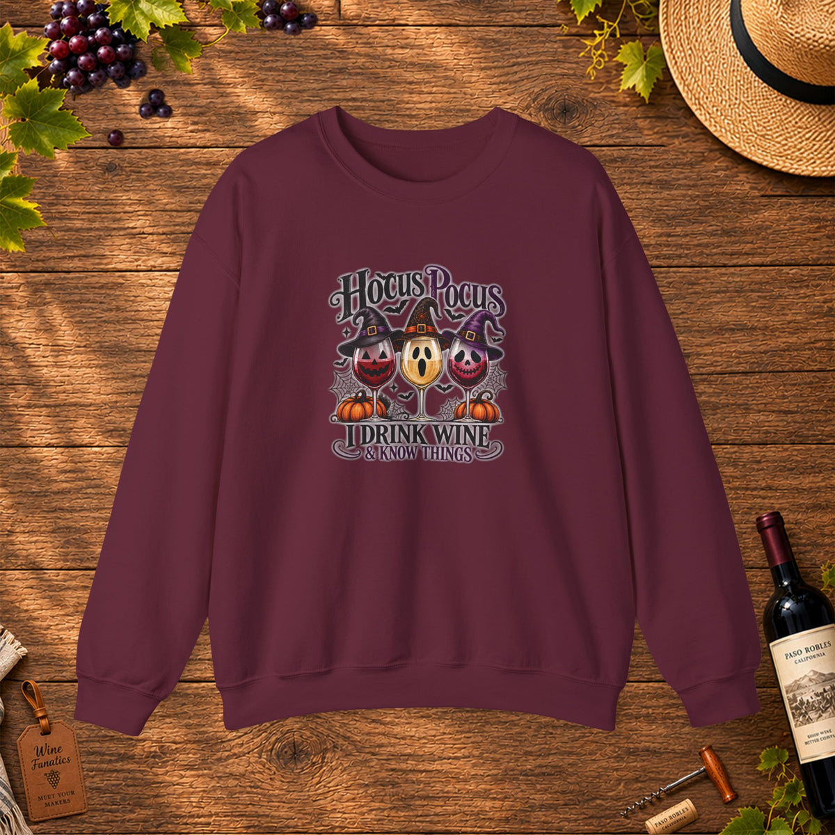 Hocus Pocus I Drink Wine & Know Things Sweatshirt