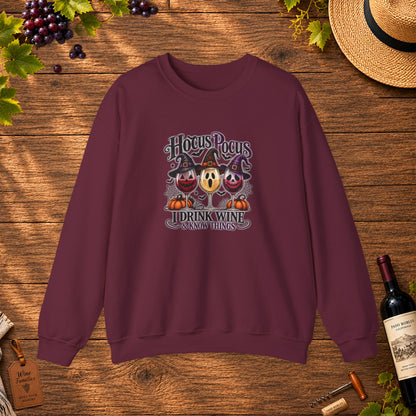 Hocus Pocus I Drink Wine & Know Things Sweatshirt