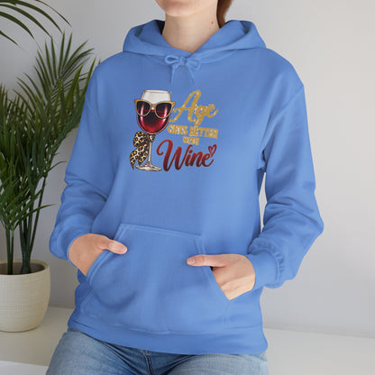 Age Gets Better With Wine Hoodie