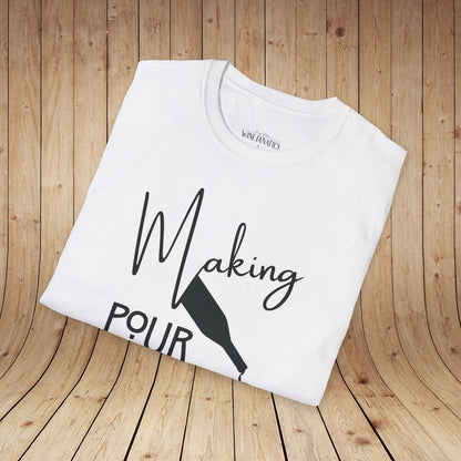 Napa Valley - Making Pour Decisions Unisex Softstyle Tee