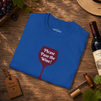 Please Paso The Wine Crewneck Tee