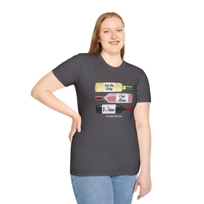Hit Me Baby One More Wine Unisex Softstyle T-Shirt