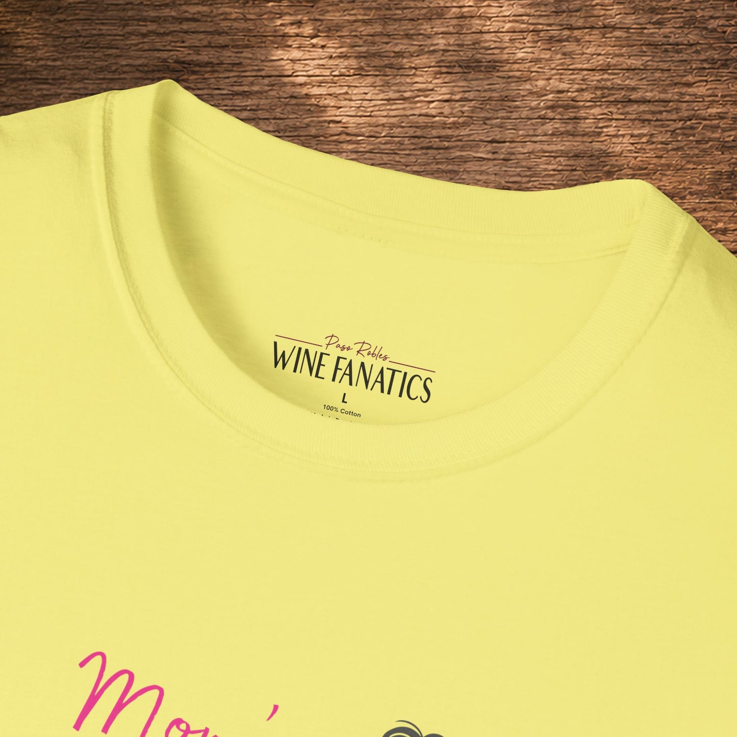 Mom's superpower, turning whine into Wine! Crewneck Tee