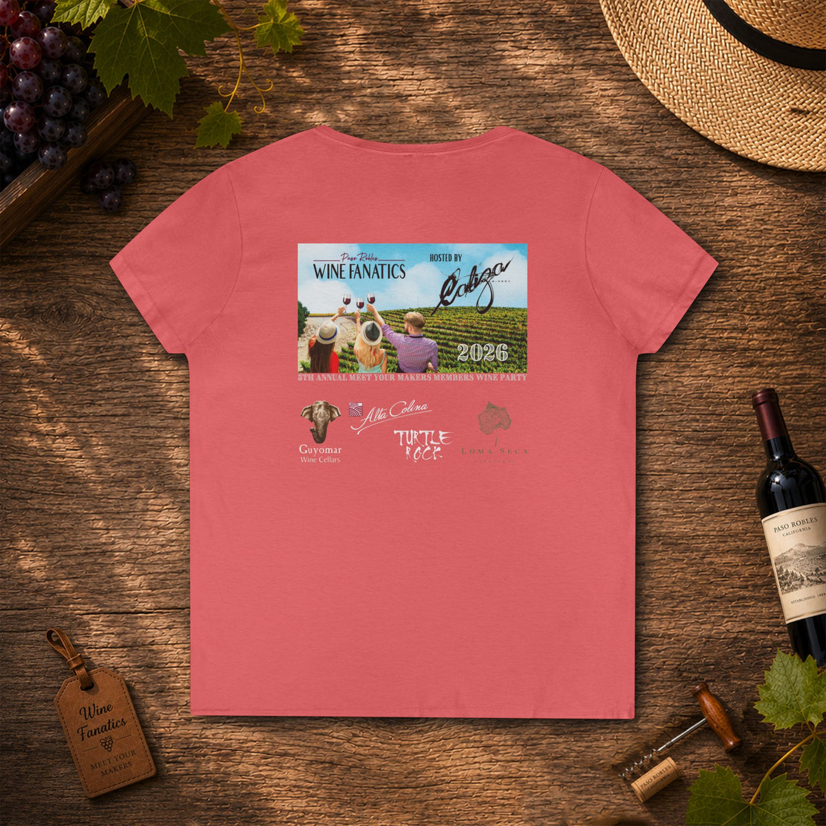 PRWF 2026 Commemorative Meet Your Makers Party Ladies V-Neck T-Shirt