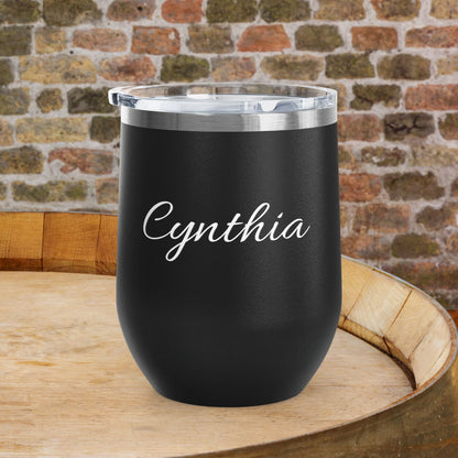 Drunk Wives Matter Personalized 12oz Wine Tumbler