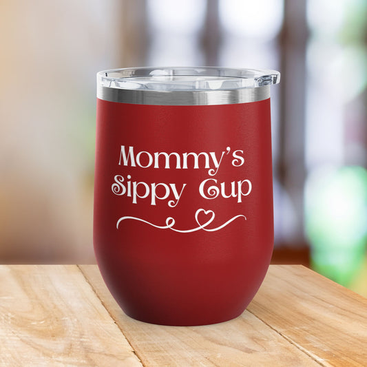 Mommy's Sippy Cup Wine Tumbler