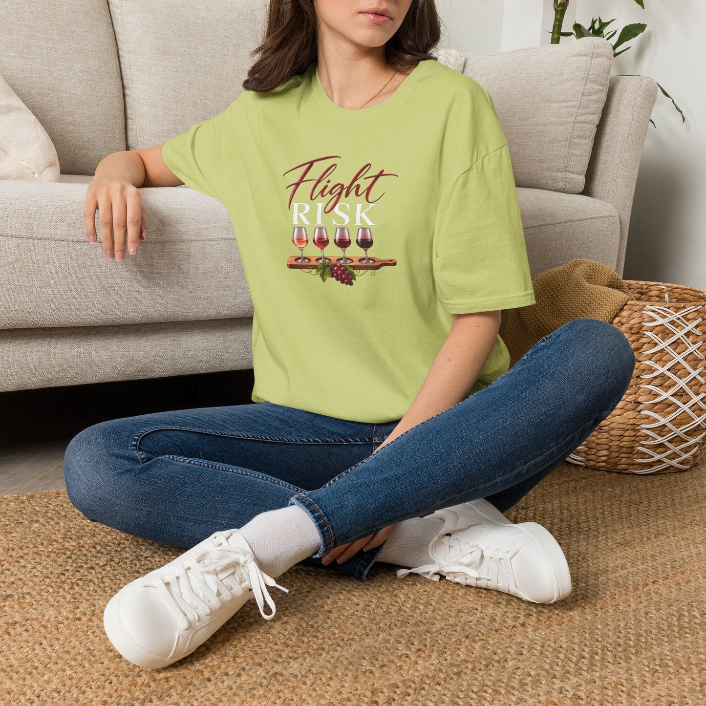 Flight Risk  Crewneck Tee