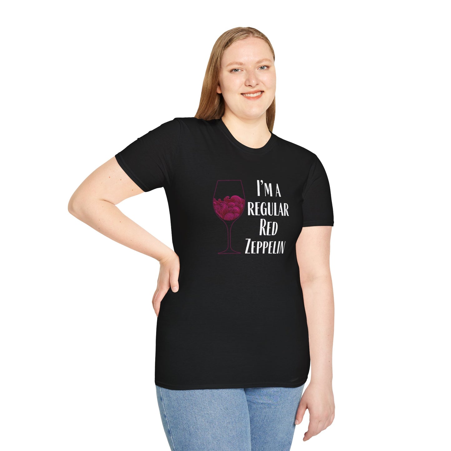 I'm A Regular Red Zeppelin Unisex Softstyle T-Shirt