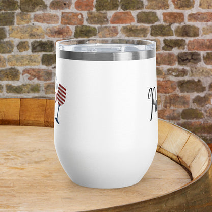 Cheers to 250 Years Independence Day Personalized 12oz Wine Tumbler