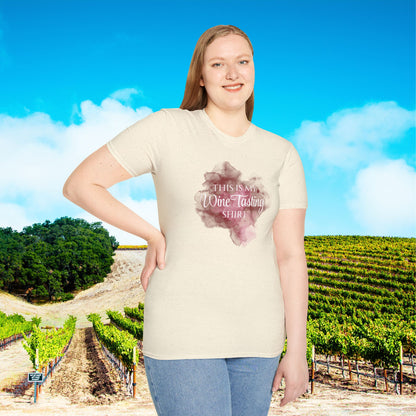 This Is My Wine Tasting Shirt (stain) Crewneck T-Shirt