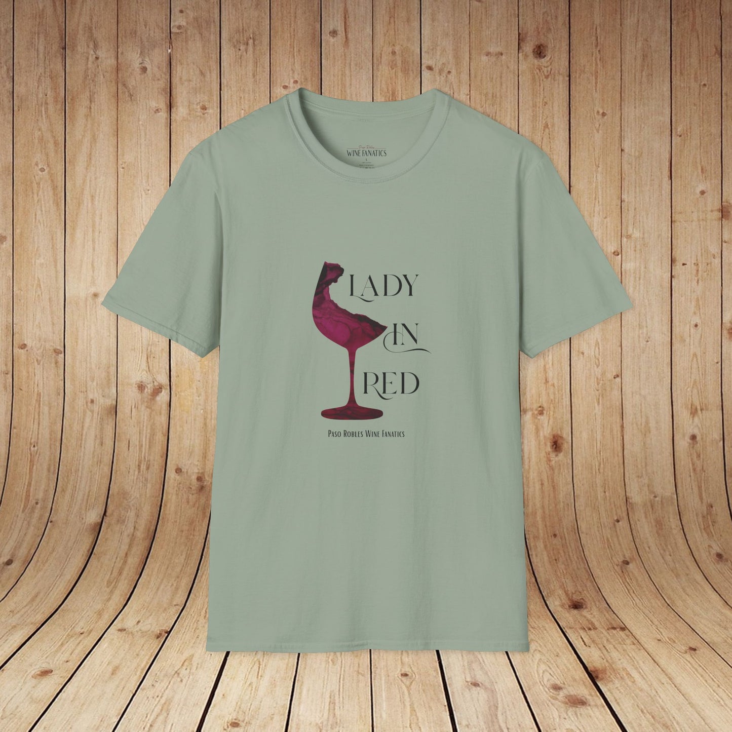 Lady In Red Unisex Softstyle T-Shirt
