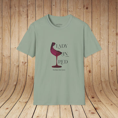 Lady In Red Unisex Softstyle T-Shirt