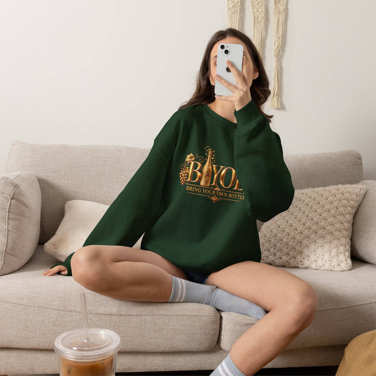 BYOB Bring Your Own Bottle Sweatshirt