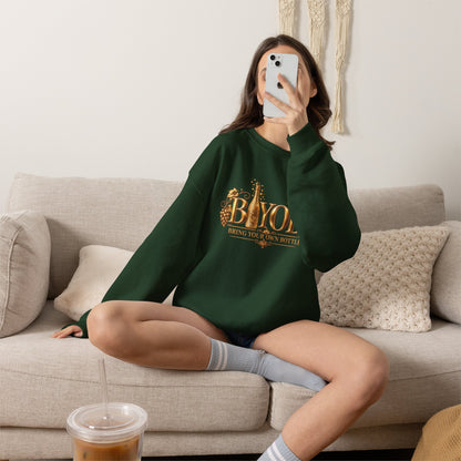 BYOB Bring Your Own Bottle Sweatshirt