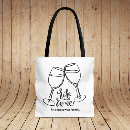 Rise & Wine Tote Bag